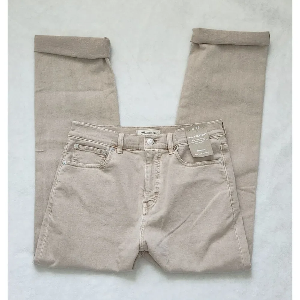 Madewell 90s straight high rise khaki pants